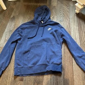 Nike Women's Navy Blue Hoodie